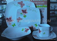 20 PCS MELAMINE DINNER SET