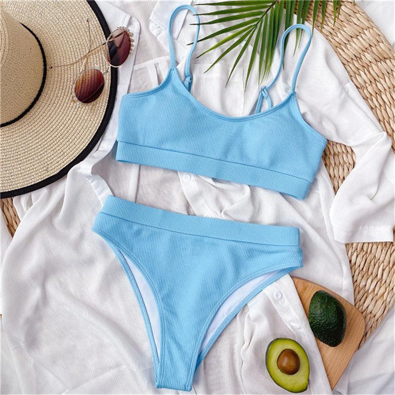 Wholesale and Retail Women Sexy Brazilian Bikini Retro Swimsuit 3