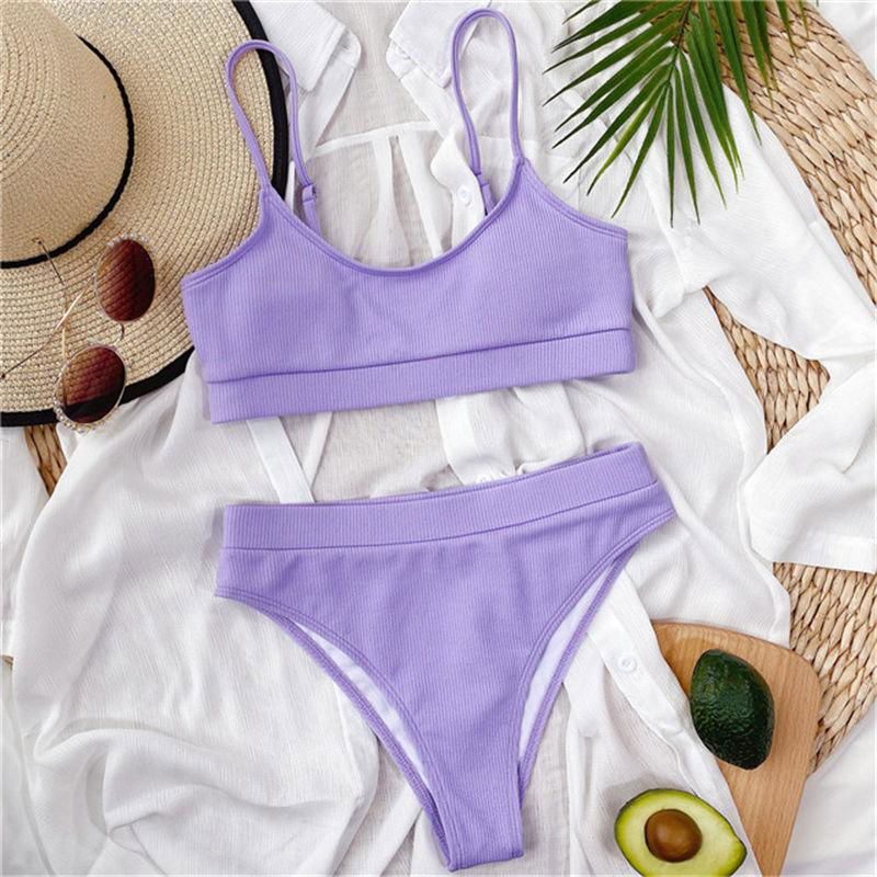 Wholesale and Retail Women Sexy Brazilian Bikini Retro Swimsuit 4