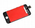 AAA Quality Original Black/White LCD for iPhone 4S touch screen digitizer  5