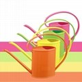 Colorful oval watering can