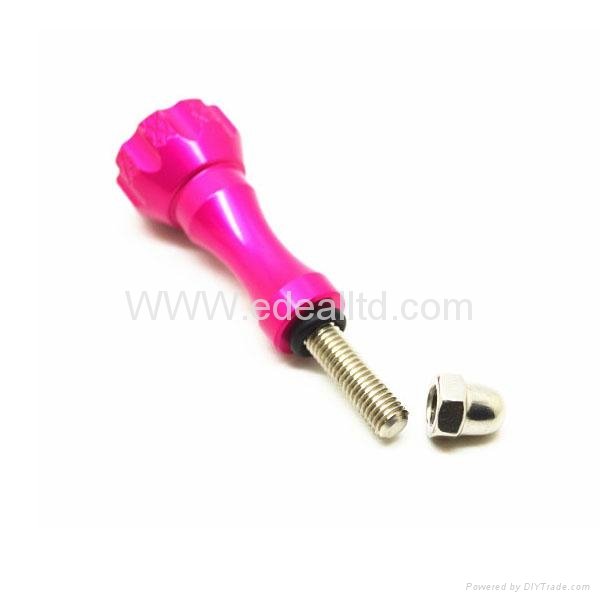 Aluminum thumb knob stainless bolt nut screw Gopro srews 2