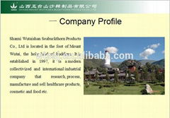 Shanxi Mount WUTAI Hippophae Goods Ltd.