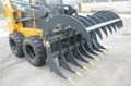 HCN 0509 grass grapple for skid steer loaders 2