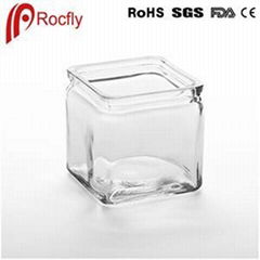 Square Glass Jar