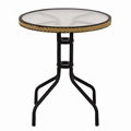 Polyrattan Round Dining Table 1