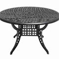 Cast Aluminum Round Dining Table 1