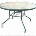 Glass Round Dining Table 1