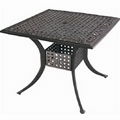Polyrattan Square Dining Table