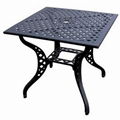 Glass Square Dining Table 1