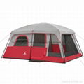 Family Group Camping Tent 10 Person 2 Rooms Outdoor Spacious Well Ventilated  1