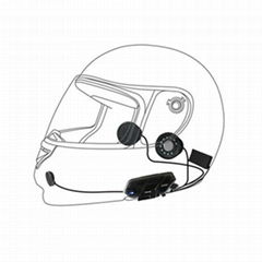 SCS ETC Motorcycle Helmets Bluetooth 4.1 Headset Speaker