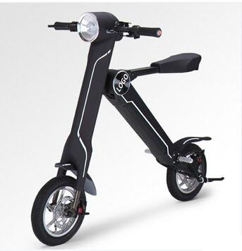 MIini Black Folding Electric Bicycle With CE Certificate,Protable Electric Bike