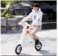 Mini  White Folding Bicycle With CE Certificate,Protable Electric Bike 3