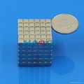 Neodymium rare earth cube magnet 1