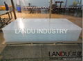 LANDU Transparent grey color acrylic sheets landu color number 834 5