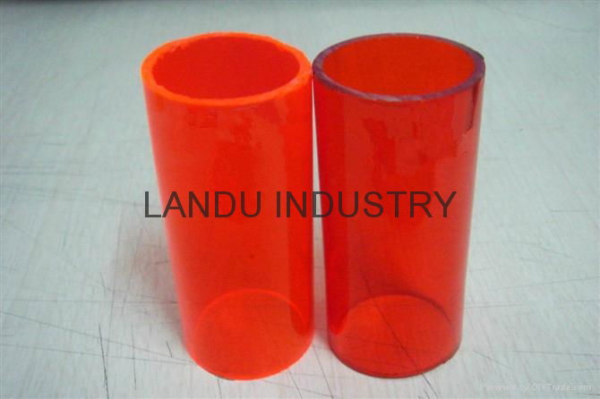 LANDU High quality colorful different size acrylic round tubes acrylic round pip 2