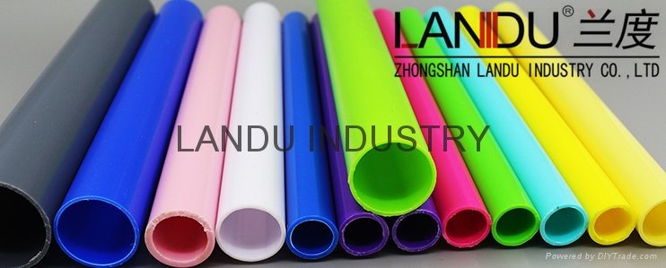 LANDU High quality colorful different size acrylic round tubes acrylic round pip 4