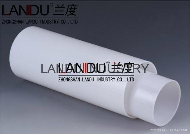 LANDU High quality white opal color different size acrylic round tubes acrylic r