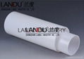 LANDU High quality white opal color different size acrylic round tubes acrylic r 1