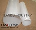 LANDU High quality white opal color different size acrylic round tubes acrylic r 3