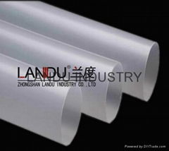 LANDU high quality frosted acrylic tubes