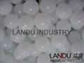 High quality pale white color acrylic round balls 1