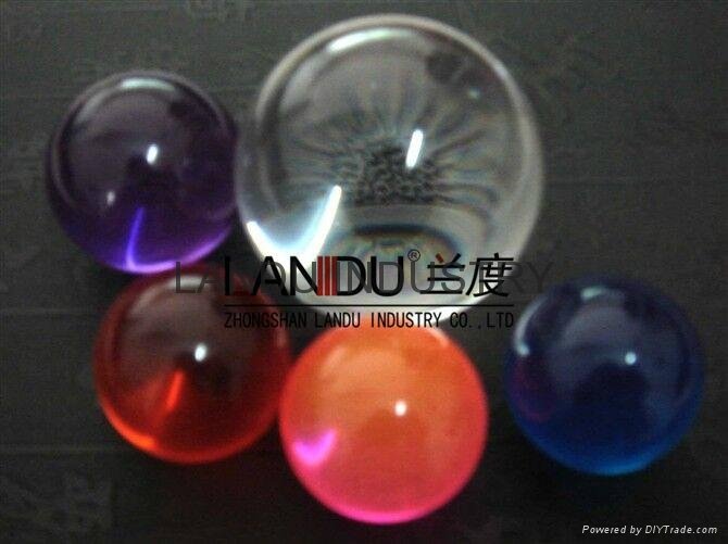 High quality solid pink color acrylic round balls