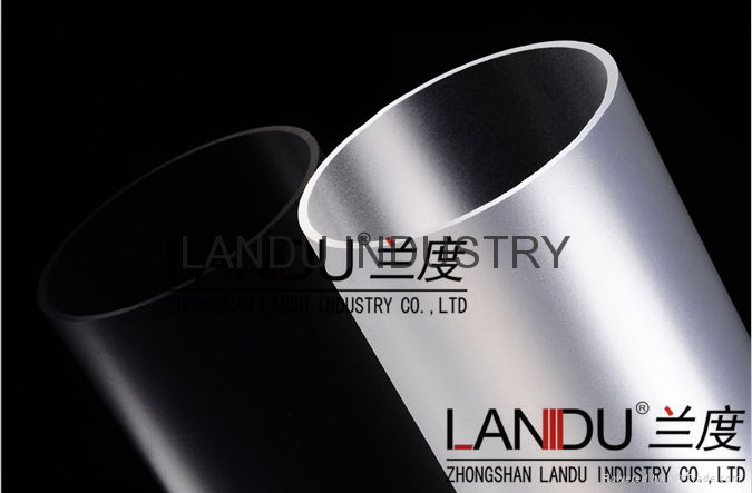 LANDU high quality frosted acrylic tubes 5