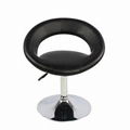 Low Back Seat Swivel PU Leather Adjustable Barber Chair 1