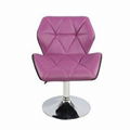 High Back Seat Swivel PU Leather Adjustable Barber Chair 1