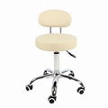 Low Back Seat Swivel PU Leather Adjustable Salon Chair 1