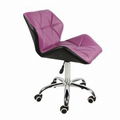 PU Leather Adjustable Office Chair With Wheels 1