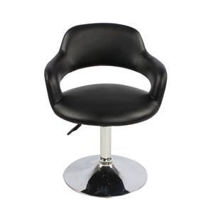 PU Leather Seat Iron Bar Stool With Back