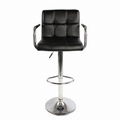 Swivel PU Leather Adjustable Office Chair With Armrest