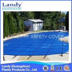 Economy mesh pool safety cover
