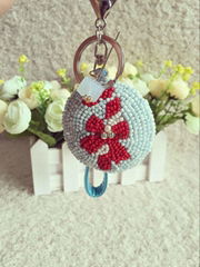 New item! 100%handmade beaded Key ring pendant