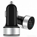 CE RoHS FCC 5v 4.8A Smart phone 2 port usb car charger for smart phone 2