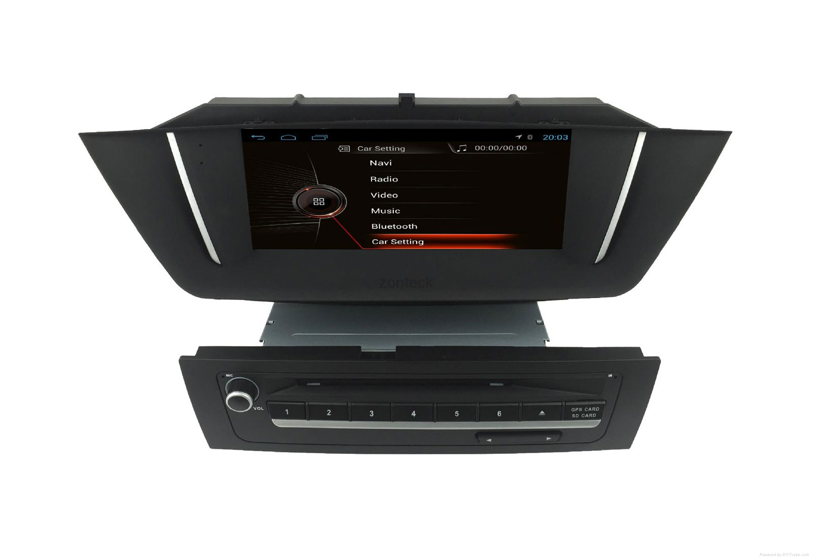 Zonteck 9 Inch ZK-9501B BMW X1 E84 Android 4.4.4 Car DVD GPS 4