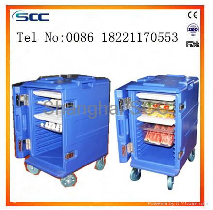 86L Roto mold Insulated Food Pan Carrier heat meal cabinet hot food box 2