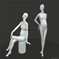 Fiberglass Skin Color Pregnant Mannequins Display Dummy 2