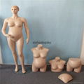 Fiberglass Skin Color Pregnant Mannequins Display Dummy 4