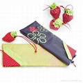 水果草莓袋 草莓折叠购物袋 环保袋 广告促销草莓袋