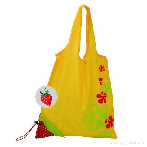水果草莓袋 草莓折叠购物袋 环保袋 广告促销草莓袋 2