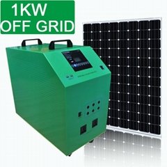 1kw solar power system with UPS grid charger