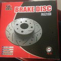 Spare parts car brake disc refitted