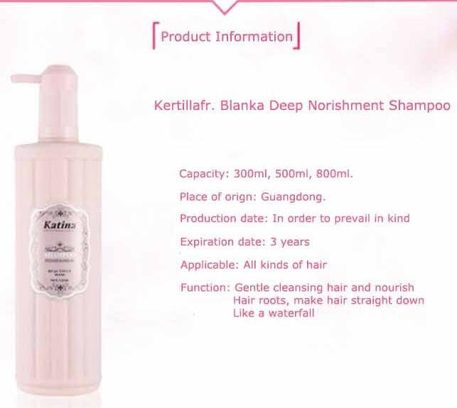 Kertillafr Blanka Deep Nourishment Shampoo 4