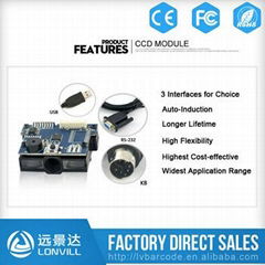 1D USB RS232 Embedded OEM CCD Barcode