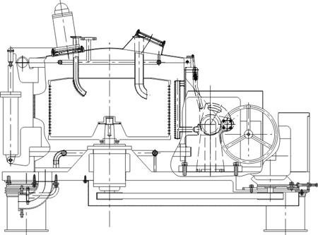 直销新品 PSBF平板式全翻壳型离心机 分离落地式离心机械 4