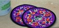 Chinese Miao embroidery fabric coaster ethnic style cup mat home decoration